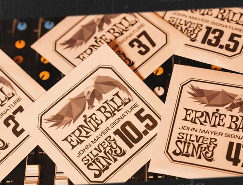 סט מיתרים לגיטרה חשמלית Ernie Ball 2218 John Mayer Silver Slinky Nickel