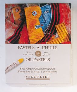 קופסא ריקה למילוי- צבעי פסטל שמן Sennelier