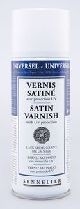 ספריי ורניש Universal סטן 400 מ"ל Sennelier+UV