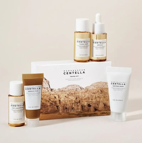 סנטלה מארז נסיעות SKIN 1004 Centella Travel kit  30*5 ml 