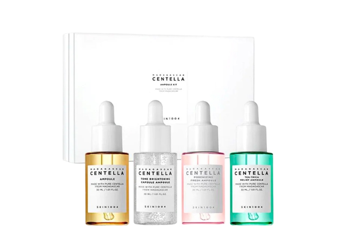 סנטלה מארז אמפולות SKIN 1004 Centella Ampoule Kit 30*4 ml 