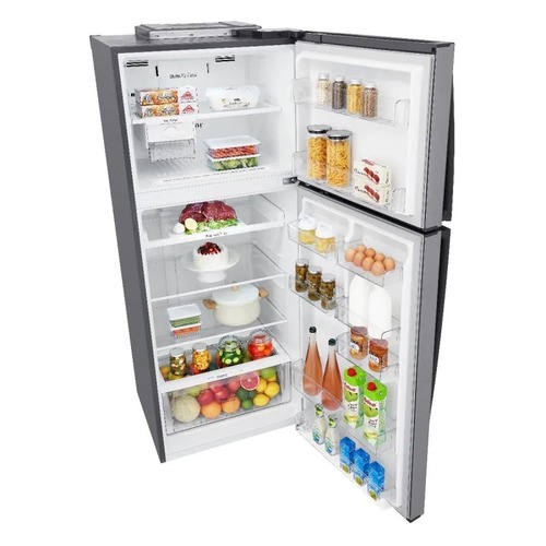 מקרר מקפיא עליון 438 ליטר דגם LG GR-B486IVSU נירוסטה מוברשת