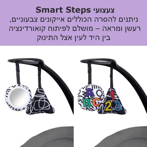 טרמפולינה חשמלית לתינוק עם מסך מגע מבית BabyTrend