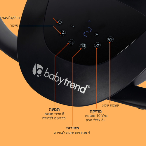 טרמפולינה חשמלית לתינוק עם מסך מגע מבית BabyTrend