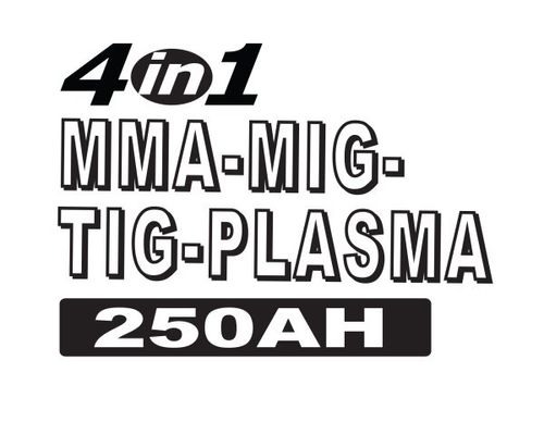 רתכת מקצועית משולבת כולל חותך פלזמה Master 4 – 250AH ביטק