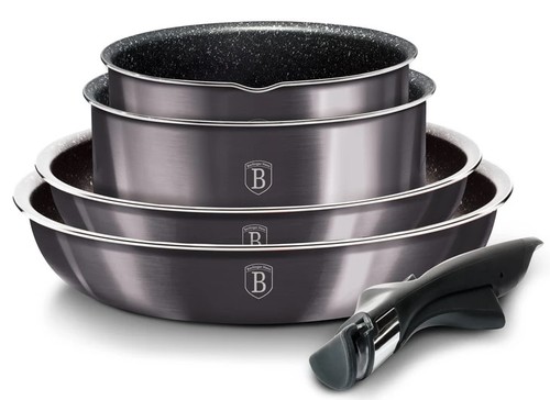 סט 4 כלי בישול 9 חלקים Berlinger Haus Carbon Pro BH-6918