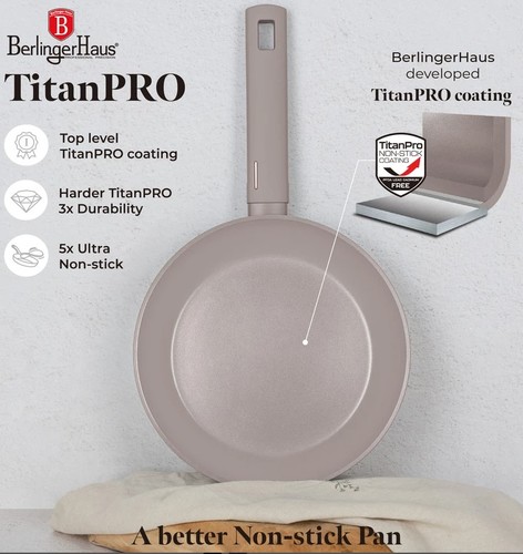 סט 3 מחבתות איכותיות Berlinger Haus TitanPro BH-8108