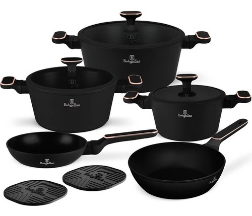 סט סירים ומחבתות Berlinger Haus Black Rose BH8362