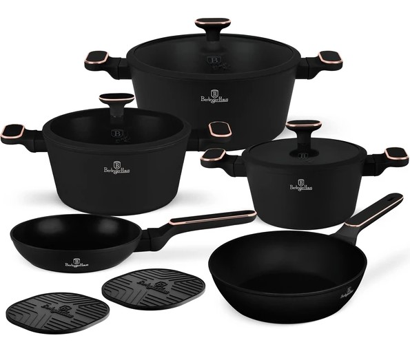 סט סירים ומחבתות Berlinger Haus Black Rose BH8362