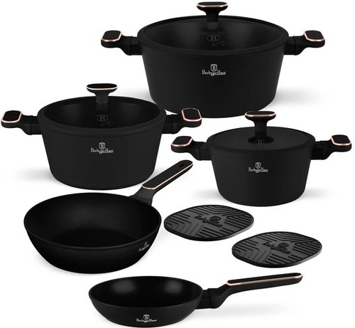 סט סירים ומחבתות Berlinger Haus Black Rose BH8362