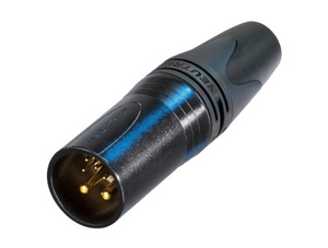 NC10MXX-14-B מחבר זכר לכבל 10 פינים CAT5 + POE Neutrik