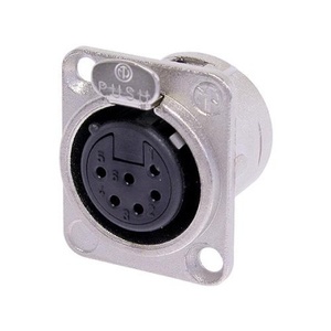 NC6FD-L-1 נקבה לפאנל  XLR Neutrik
