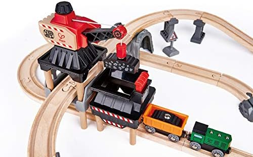 מארז מסלול רכבת משא ומנוף מטען 64 חלקים  3