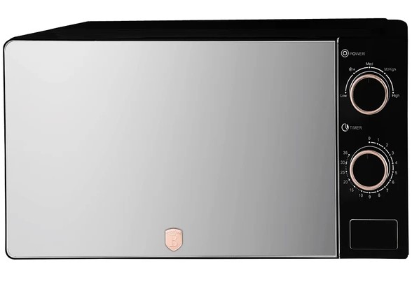 מיקרוגל מעוצב מראה 20 ליטר Berlinger Haus Rose Gold BH9900