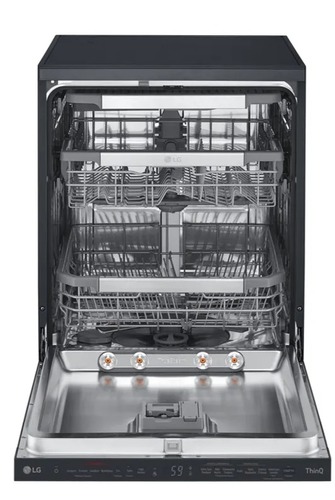 מדיח כלים רחב 60 ס”מ LG אל ג’י DFC335HM נירוסטה מושחרת