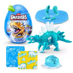 דמות דינוזאור Smashers Jurassic Light Up Ice Age – ביצת הפתעה קפואה וזוהרת