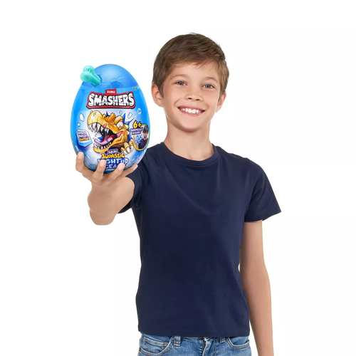 דמות דינוזאור Smashers Jurassic Light Up Ice Age – ביצת הפתעה קפואה וזוהרת
