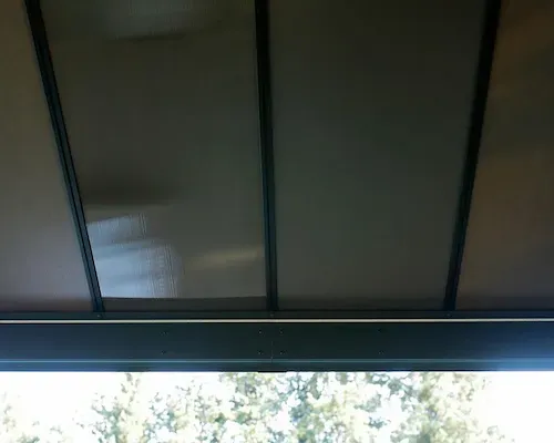 גזיבו לגינה DALLAS 4.3x6.1 רחב בצבע אפור הובלה חינם 707107