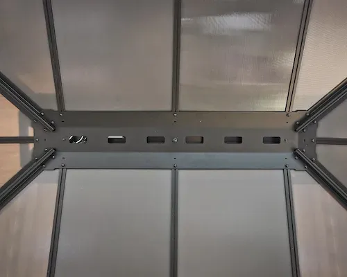 גזיבו לגינה DALLAS 4.3x6.1 רחב בצבע אפור הובלה חינם 707107