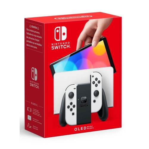 קונסולת נינטנדו סוויץ' דגם אולד Nintendo Switch OLED צבע לבן