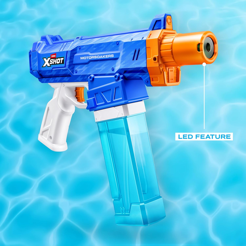 אקדח מים חשמלי Water Turbo Stream עם מחסנית טעינה מהירה וטווח מוגדל