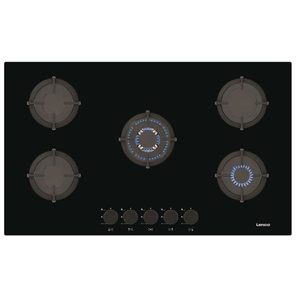 כיריים גז זכוכית שחורה Lenco LGH-9508BK לנקו