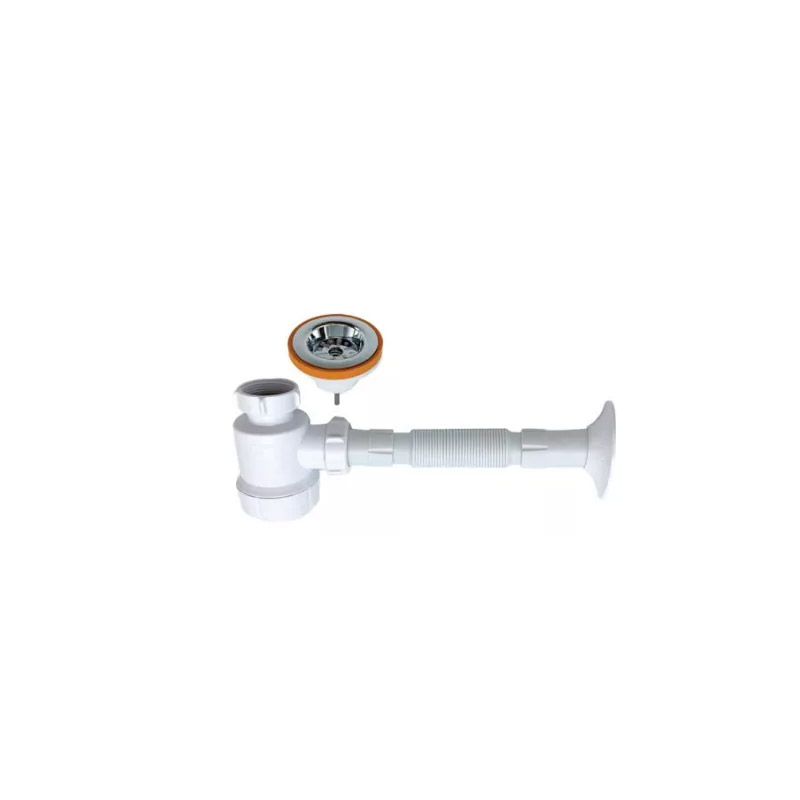 סיפון משורשר 1-1/4" עם הברגה 992055
