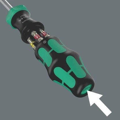 מברג ראצ'ט עם 6 ביטים Kraftform Kompakt 27 מבית WERA