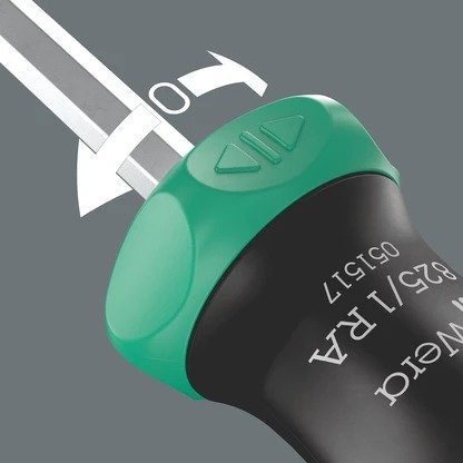 מברג ראצ'ט עם 6 ביטים Kraftform Kompakt 27 מבית WERA