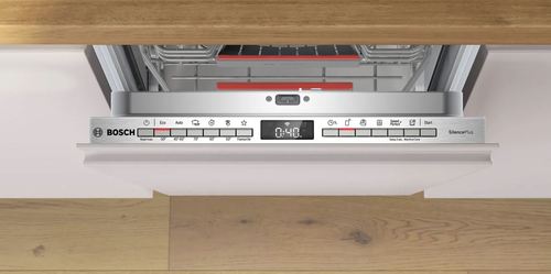 מדיח כלים ‏צר אינטגרלי מלא Bosch SPV4EMX24E בוש – מסדרה 4 כולל פתיחת דלת