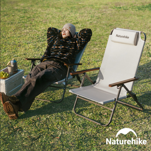 כסא מתקפל לים נמוך ולקמפינג 4 מצבים NATUREHIKE RECLINER Chair