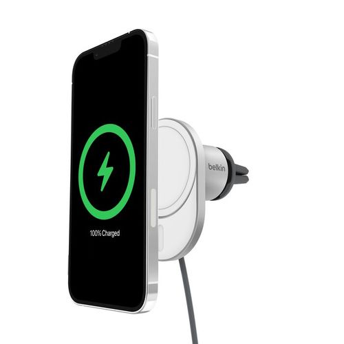 מטען מגנטי אלחוטי לרכב Belkin עם Qi2 15W – תואם MagSafe ואייפון