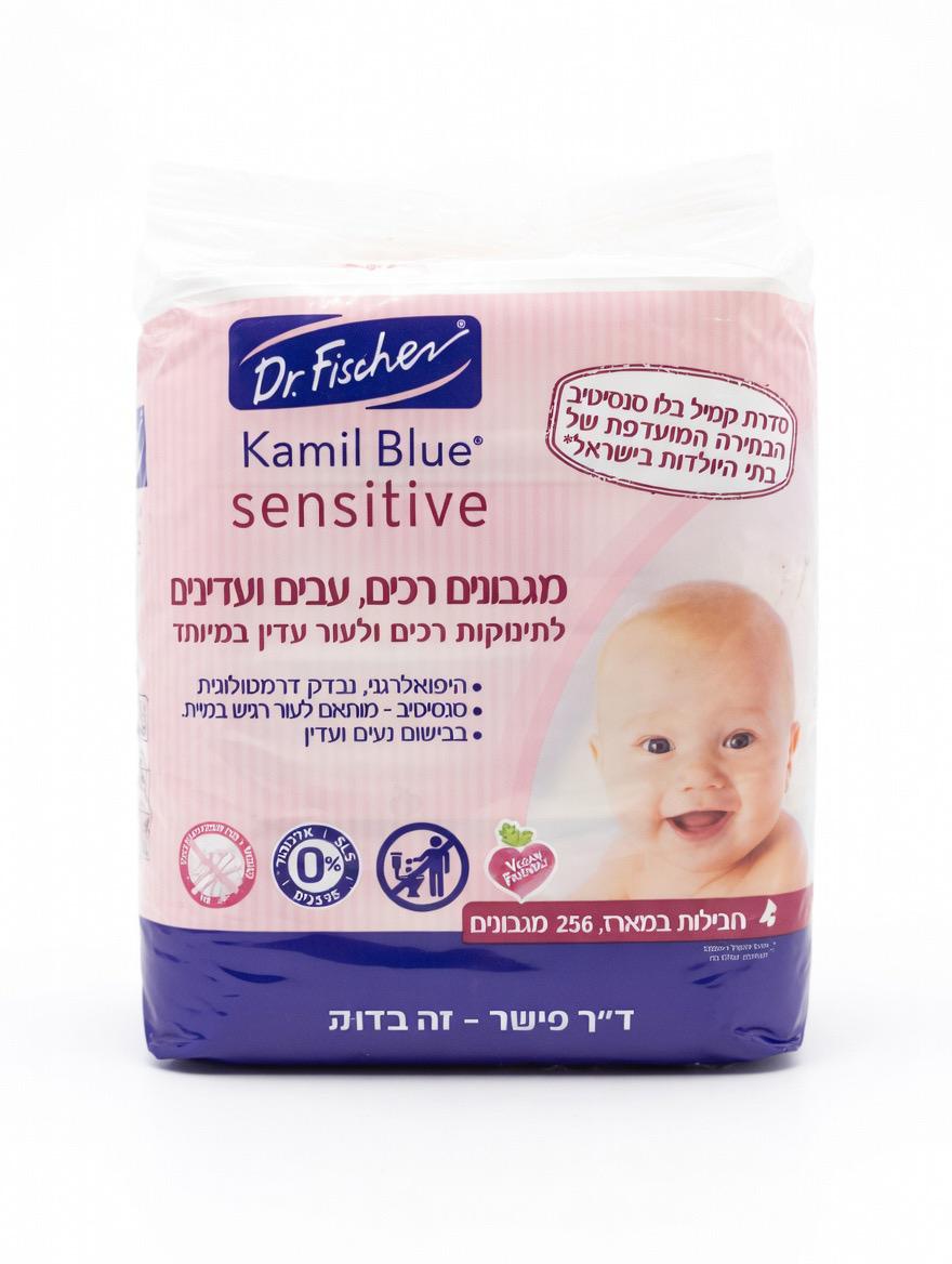 רביעיית מגבוני קמיל בלו סנסיטיב | 4*64 יח