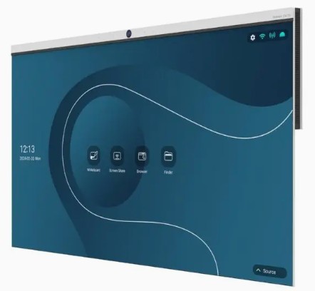 מסך מגע אינטראקטיבי 55 אינץ FunTech UHD 4K עם מצלמת AI ורמקולים מובנים – סדרת Innex CM