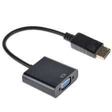 כבל מתאם DISPLAYPORT זכר ל-VGA נקבה