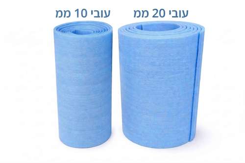 ספוג לתחתית בריכה 1*10 מטר עובי 10 מ