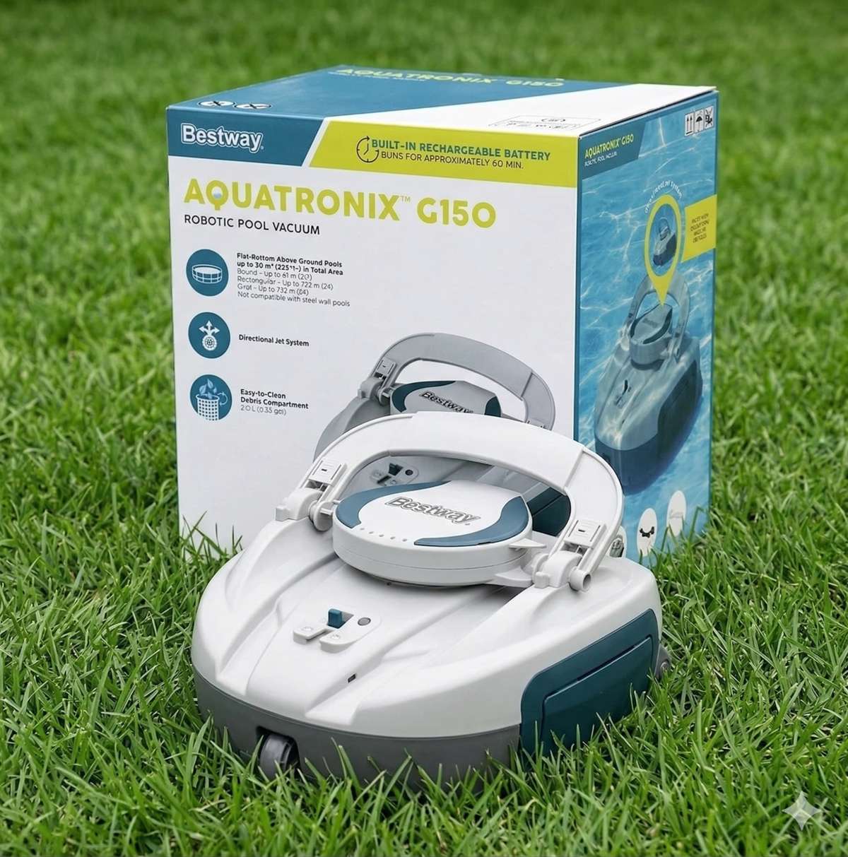 שואב רובוטי אלחוטי בסטוואי Bestway® AquaTronix™ G150 58960