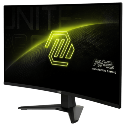 מסך מחשב גיימינג קעור 32'' MSI MAG 32CQ6F WQHD VA 180Hz 0.5ms - צבע שחור שלוש שנות אחריות ע