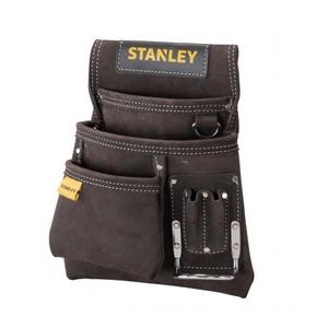 נרתיק עור למסמרים ופטיש, 28×25×9 ס״מ STANLEY | דגם 1-80-114