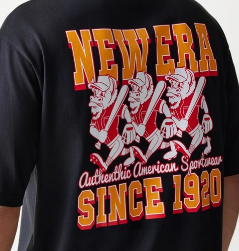 חולצת ניו ארה New Era Baseball Cows Character Oversized T-Shirt | גברים