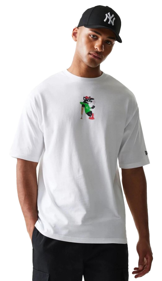 חולצת ניו ארה New Era Baseball Cat Character Oversized T-Shirt | גברים