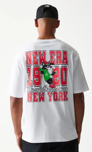 חולצת ניו ארה New Era Baseball Cat Character Oversized T-Shirt | גברים