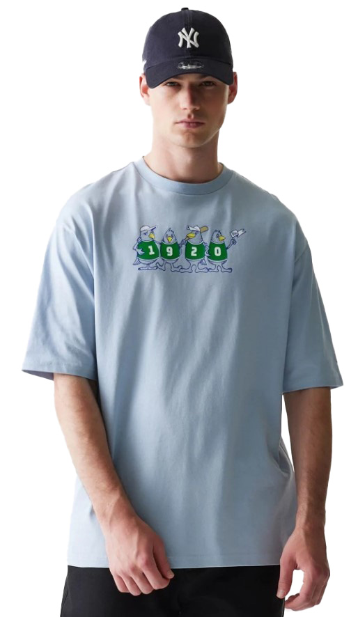 חולצת ניו ארה New Era Baseball Birds Character Oversized T-Shirt | גברים