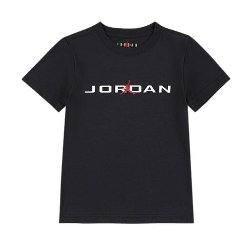 חולצה JORDAN מידות 4-16 לילדים בגוון שחור עם לוגו אדום