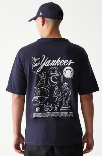 חולצת ניו ארה New Era Yankees MLB Baseball Oversized T-Shirt | גברים