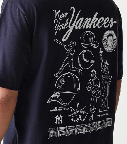 חולצת ניו ארה New Era Yankees MLB Baseball Oversized T-Shirt | גברים