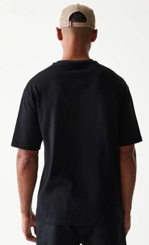חולצת ניו ארה New Era Script Black T-Shirt | גברים