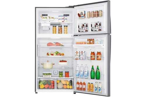 מקרר מקפיא עליון LG אל ג’י GR-M6981SE עם התקן שבת נירוסטה