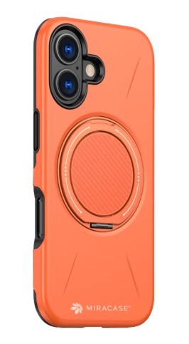 כיסוי פלסטיק כתום עבור Miracase Miramag iPhone 17
