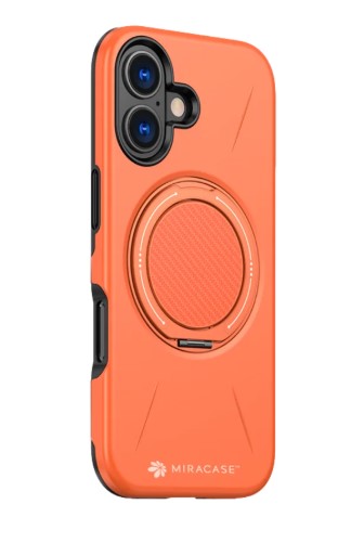 כיסוי פלסטיק כתום עבור Miracase Miramag iPhone 17